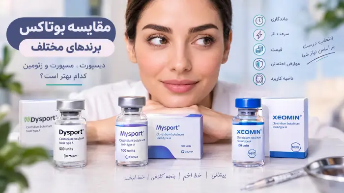 مقایسه بوتاکس برندهای مختلف