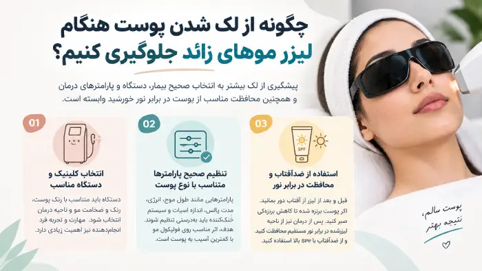آیا لیزر موهای زائد صورت باعث لک پوستی میشود
