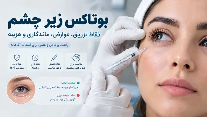بوتاکس زیر چشم